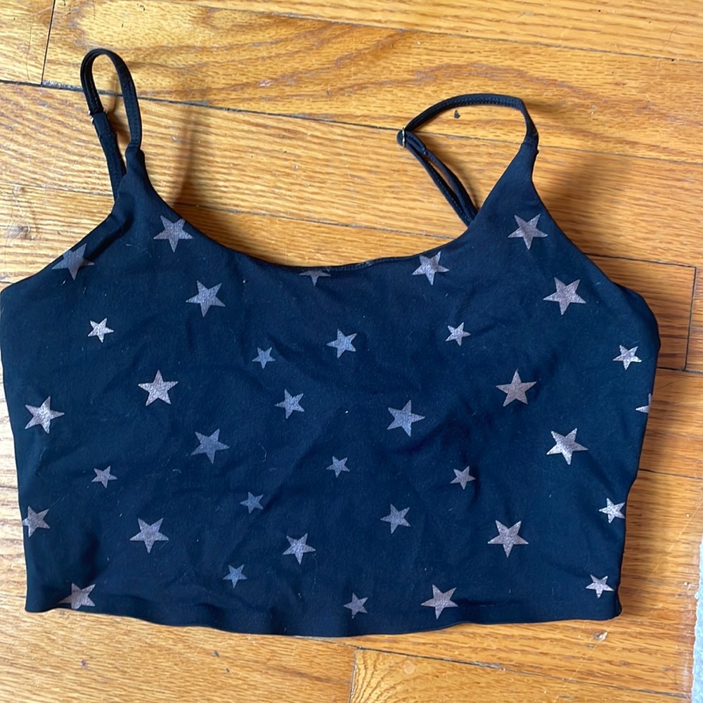 Spiritual gangster sports bra with shelf